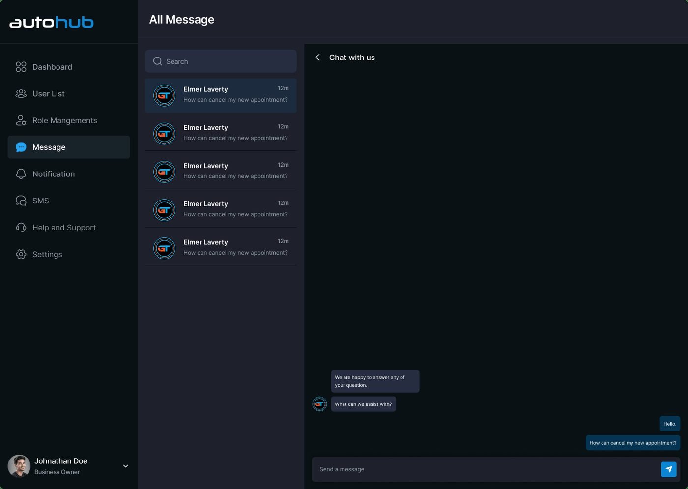 FIG. 3.3 — AUTOMATED CLIENT COMMUNICATION, THREADED PER CLIENT, ON THE SAME SHARED DATA LAYER.