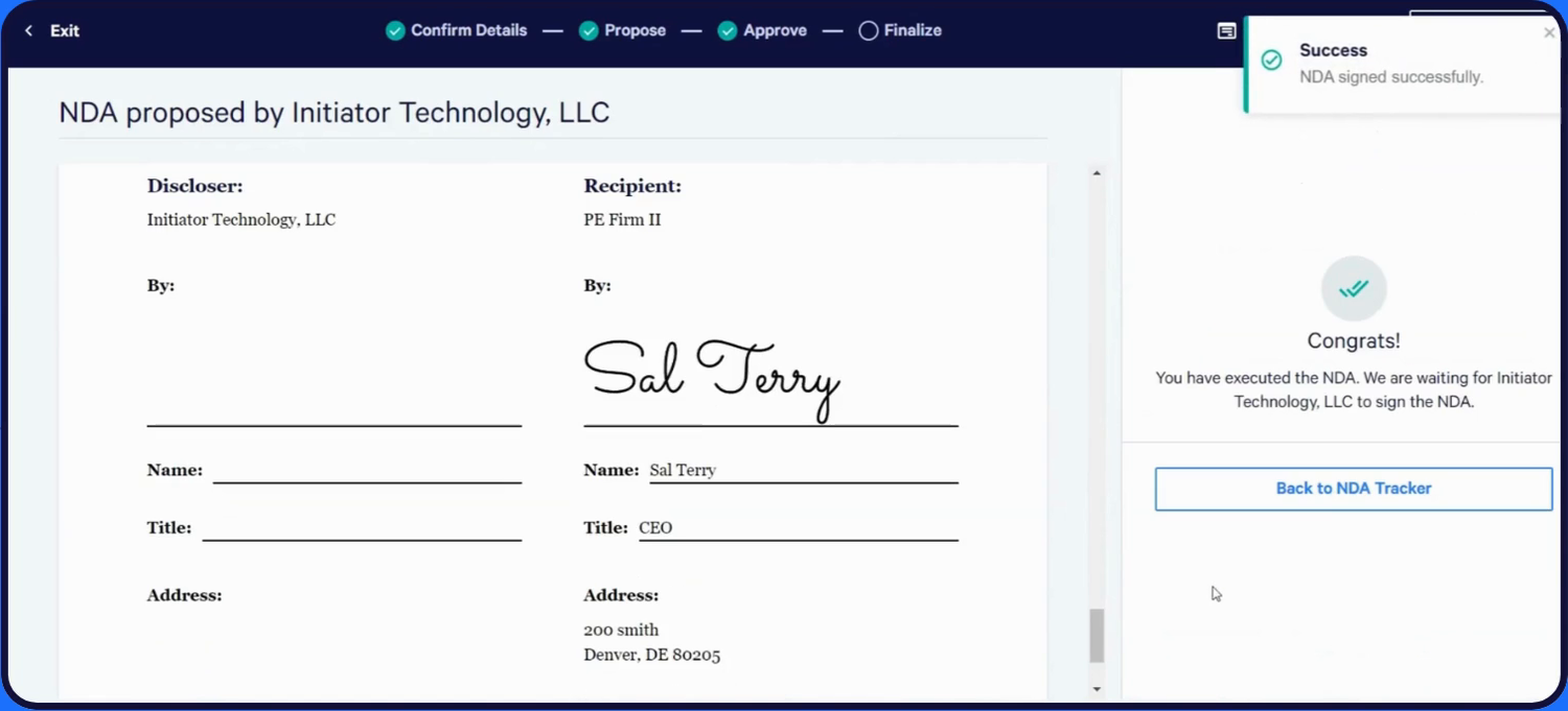 FIG. 4 — EXECUTED, LOCKED, AND STORED. SIGNED ELECTRONICALLY WITH RECORDED CONSENT FROM BOTH PARTIES.